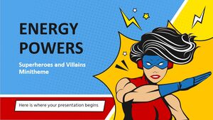 Poderes Energéticos - Minitema Super Heróis e Vilões