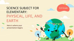 Materia di scienze per la scuola elementare - 3a elementare: fisica, vita e terra