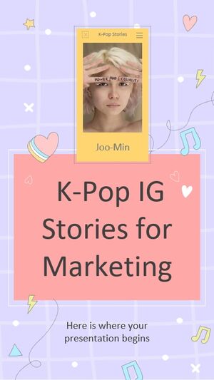 마케팅을 위한 K-Pop IG 스토리