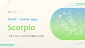 Month Zodiac Sign: Scorpio