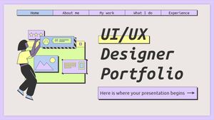 Portefeuille de concepteurs UI/UX
