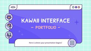 Portafoglio di interfacce Kawaii