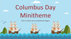 Minithème de Columbus Day