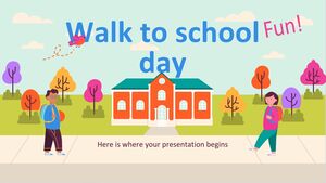 Journée de marche vers l'école