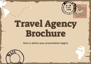 Brochure dell'agenzia di viaggi