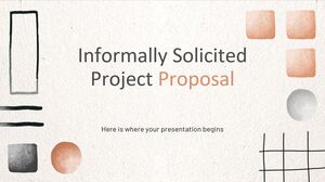 Proposta de projeto solicitada informalmente