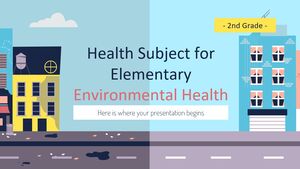 Sănătate Subiectul elementar - Clasa a II-a: Sănătatea mediului
