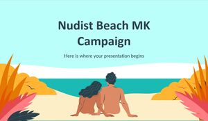 Campagna MK per spiagge per nudisti e naturismo