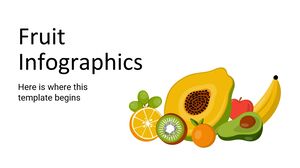 Infográficos de frutas