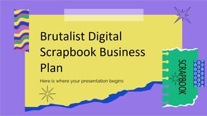 Rencana Bisnis Scrapbook Digital Brutalis