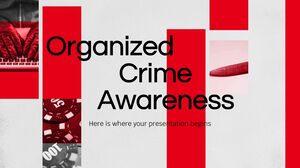 Conștientizarea crimei organizate