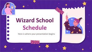 Stundenplan der Zaubererschule