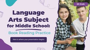 مادة فنون اللغة للمدرسة المتوسطة - الصف السادس: ممارسة قراءة الكتب