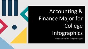 Especialidad en contabilidad y finanzas para infografías universitarias