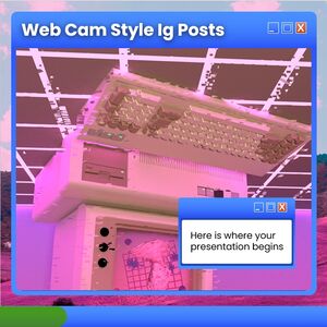 Messages IG de style webcam