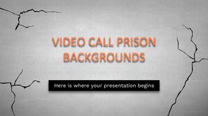Arrière-plans de prison pour appels vidéo