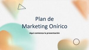 Plan de marketing Oneiric