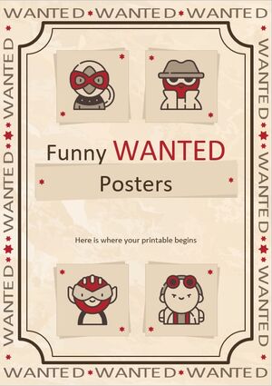 Funny Wanted Posters
