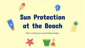 Protecție solară pe plajă