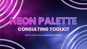 Boîte à outils de consultation sur les palettes de néon