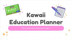 Planificador educativo Kawaii
