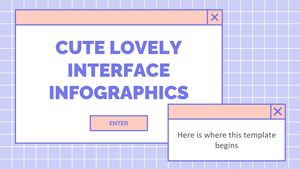 Niedliche, schöne Interface-Infografiken