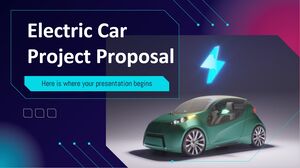 Proposition de projet de voiture électrique
