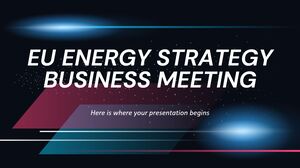 Spotkanie biznesowe dotyczące strategii energetycznej UE