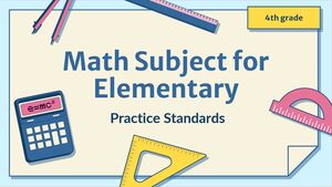 Matematică pentru elementar - clasa a IV-a: Standarde de practică