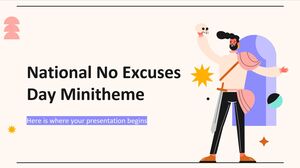 Мини-тема Национального дня «без оправданий»