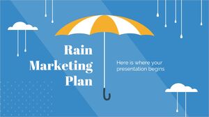 Plan de marketing de lluvia