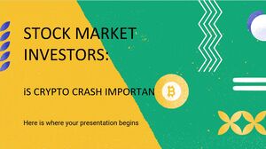 Investidores do mercado de ações: o Crypto Crash é importante?