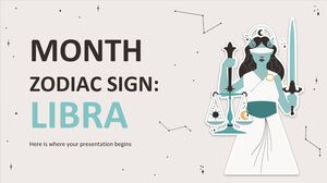 Month Zodiac Sign: Libra