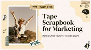 Tape Scrapbook for Marketing