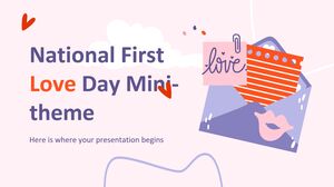 Мини-тема Национального дня первой любви