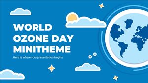 Minitema della Giornata Mondiale dell'Ozono