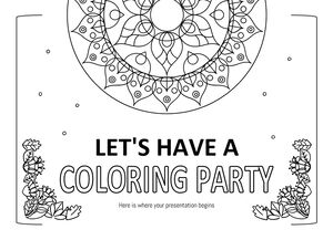 Let's Have a Coloring Party!