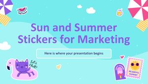 Autocolante de soare și de vară pentru marketing
