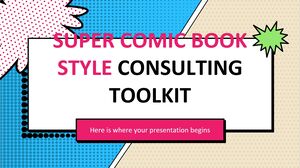 Kit di strumenti di consulenza per lo stile dei super fumetti