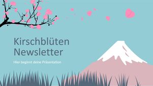 Kirschblüten-Newsletter