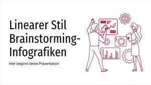 Linear Style Brainstorming Infographics Linear Style Brainstorming Infographics