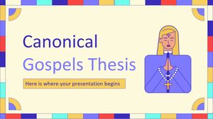 Canonical Gospels Thesis Canonical Gospels Thesis