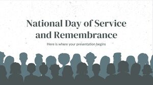 National Day of Service and Remembrance National Day of Service and Remembrance