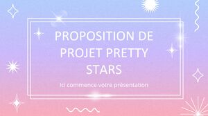 Projektvorschlag „Pretty Stars“.