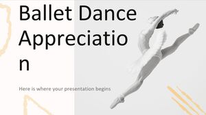 Apreciación de la danza del ballet