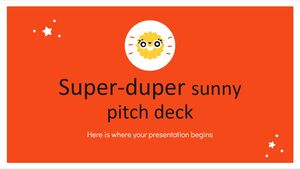 Super-Duper Sunny 宣傳演講稿