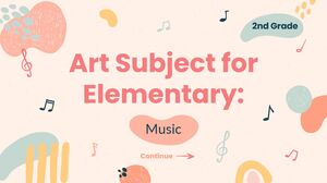 Kunstfach für Grundschule – 2. Klasse: Musik