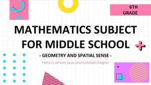 Materia di Matematica Scuola Media - 6° Grado: Geometria e Senso Spaziale