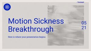 Motion Sickness Breakthrough