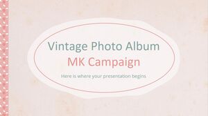 Vintage Fotoğraf Albümü Kampanyası